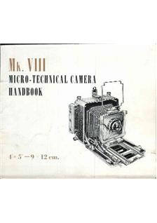 MPP Technical Mk 8 manual. Camera Instructions.